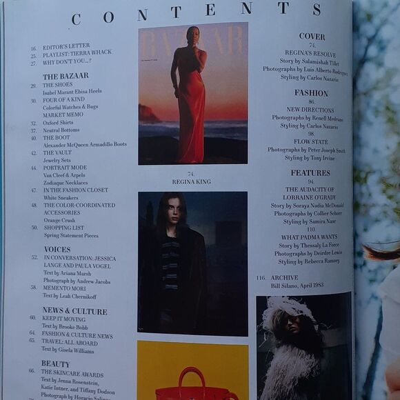 Harper's Bazaar Magazine Regina King The Possibility Issue April 2024 New - Picture 3 of 5
